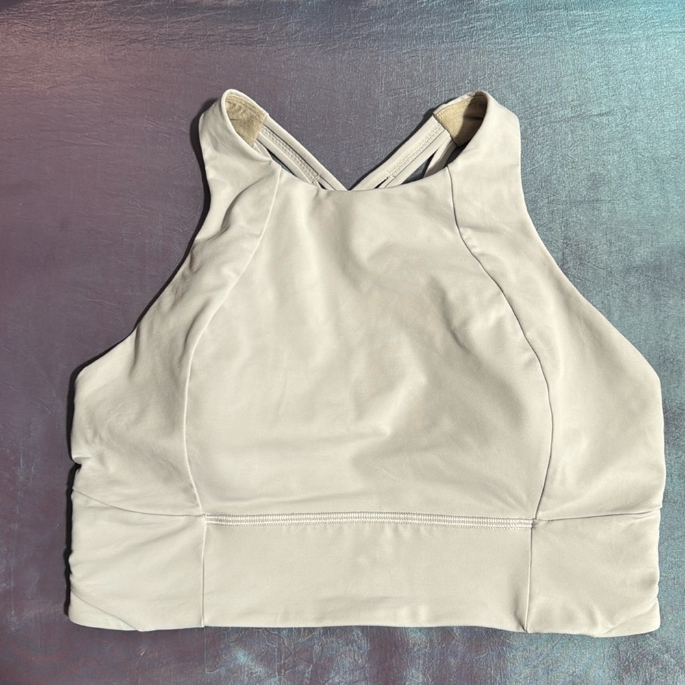 Lululemon top light gray size 10